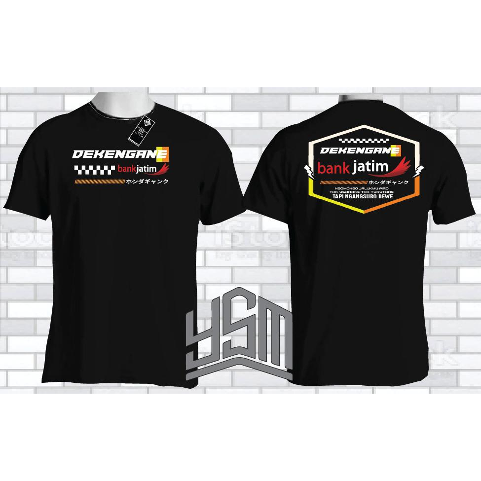 [HARGA SPESIAL] KAOS DISTRO DEKENGAN BANK JATIM | KAOS SABLON TERBAIK