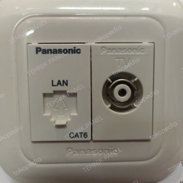 Outlet data Cat.6  Outlet Tv Panasonic Berkualitas