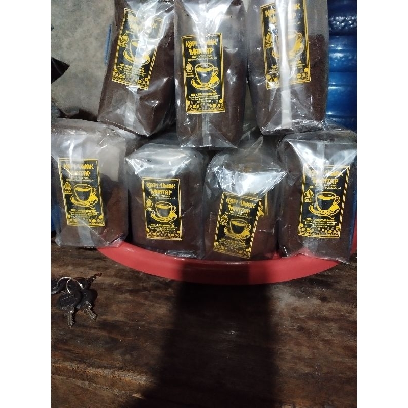 

kopi bubuk asli "kopi umak mantap" 1 pack isi 5 free sendok