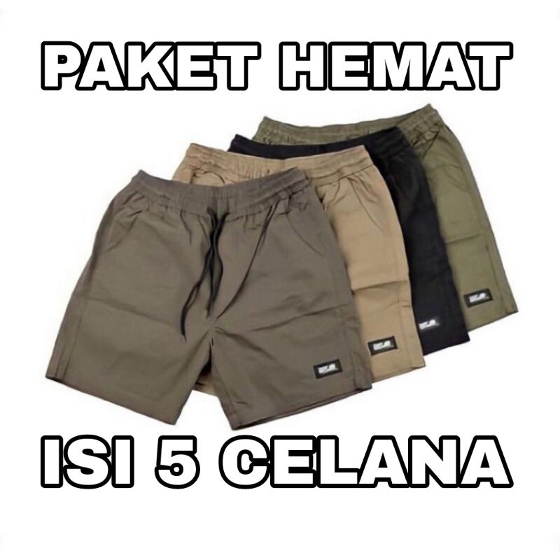 5 PCS CELANA PENDEK BOARDSHORT/CELANA PENDEK PRIA/CELANA MURAH/CELANA GROSIR