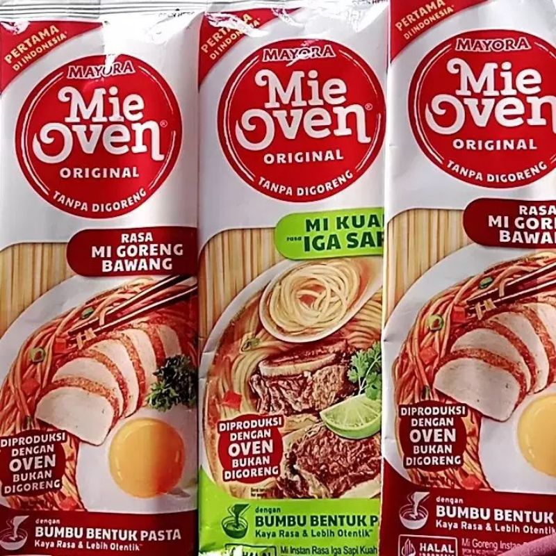 

Paket 10 pcs - Mayora Mie Oven Goreng Kuah Instan Tanpa di Goreng