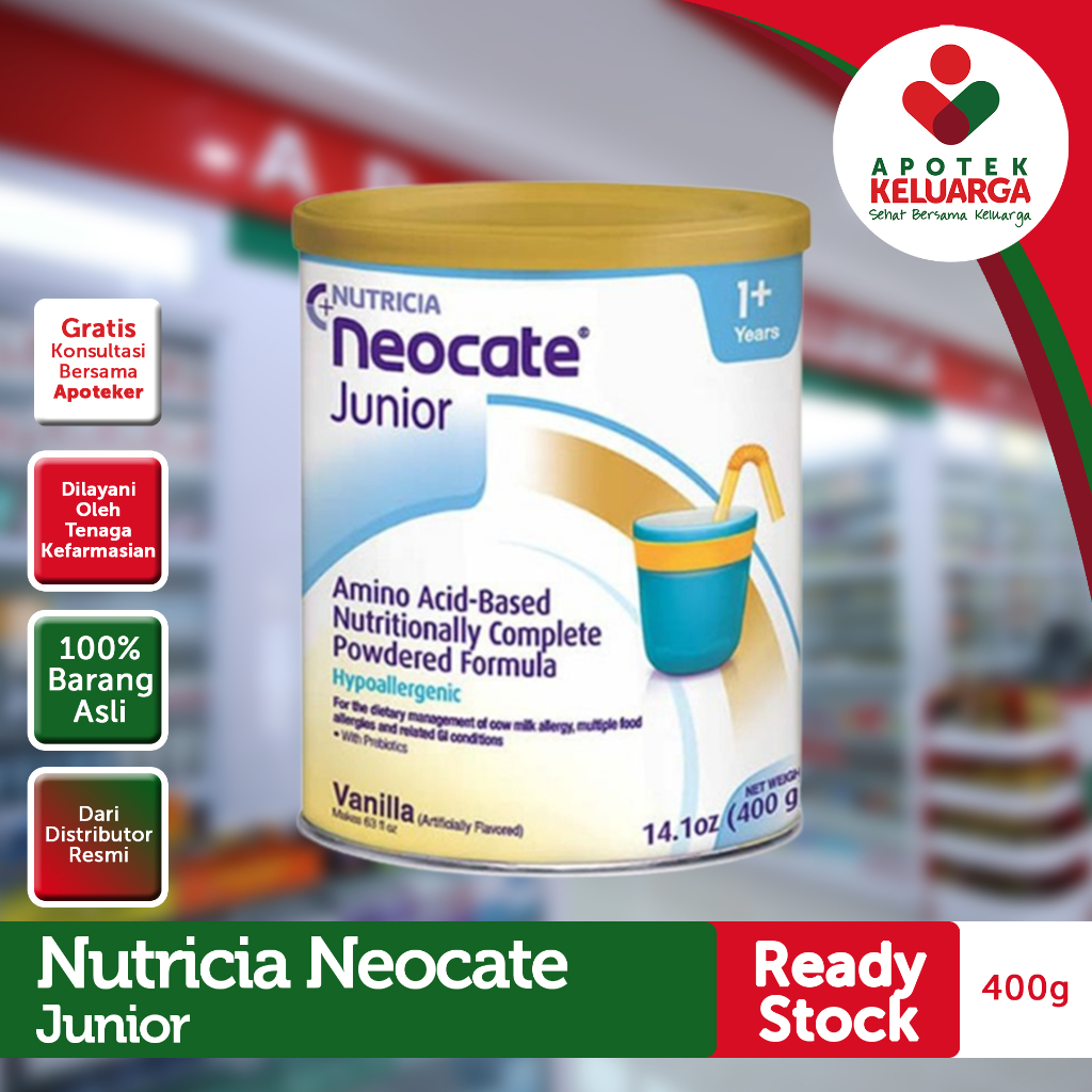 

SUSU NEOCATE JUNIOR 400 GRAM 1-12 TAHUN #SUSU ALERGI PROTEIN #SUSU ALERGI ANAK