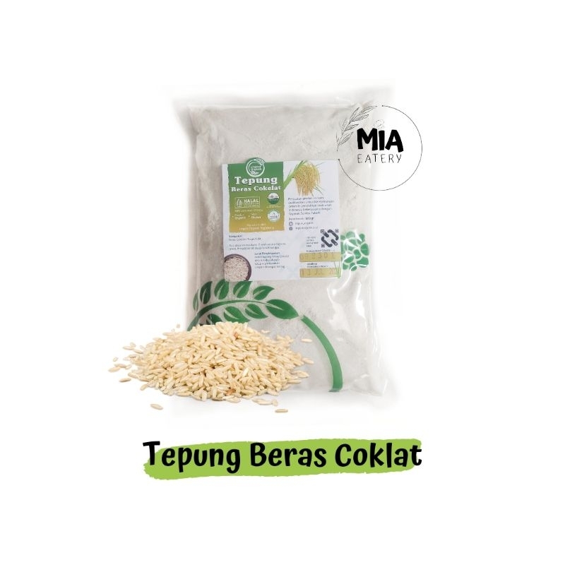 

Tepung Beras Coklat Lingkar Organik MPASI 500 gram