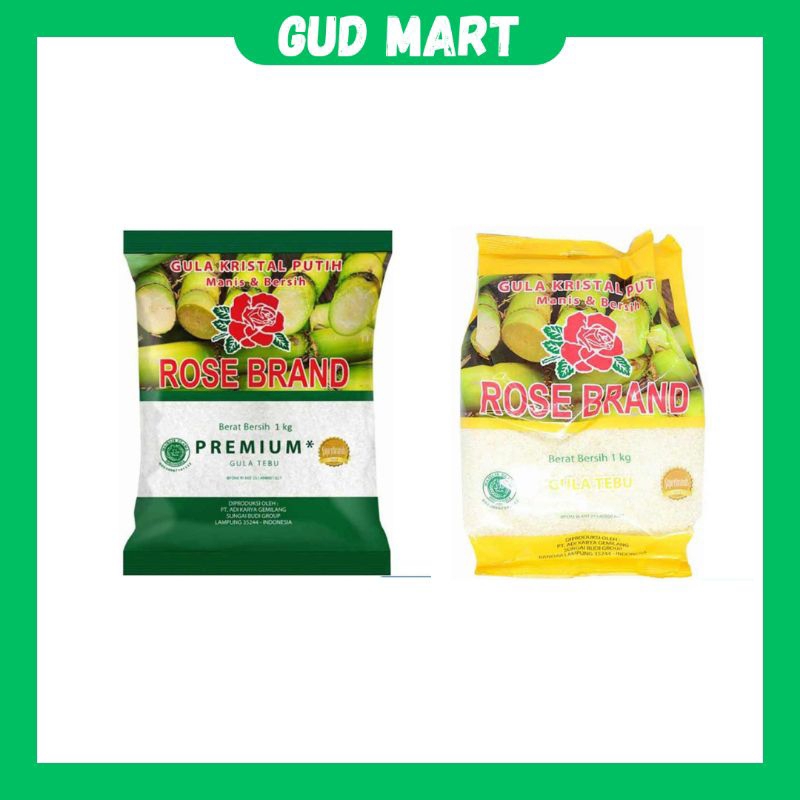 

ROSE BRAND Gula Pasir Putih 1Kg