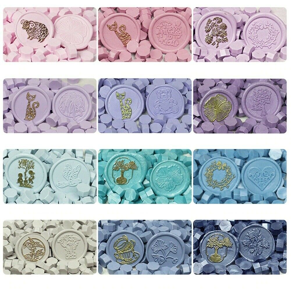 

Wax seal stamp set kit beads stempel lilin cap undangan segel amplop