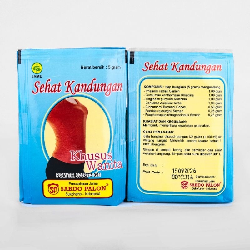 

Jamu Serbuk Sehat Kandungan - Sabdo Palon ( 1 Pack isi 10 Sachet )