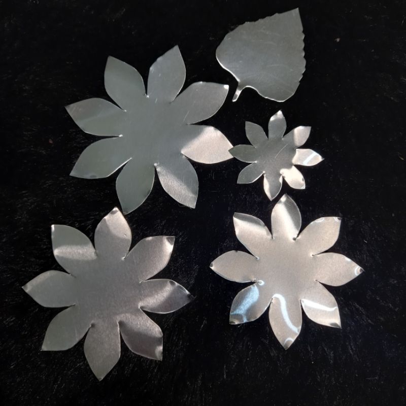 Pola bunga matahari cetakan alumunium bunga solder korsase flanel dan kain ,kertas