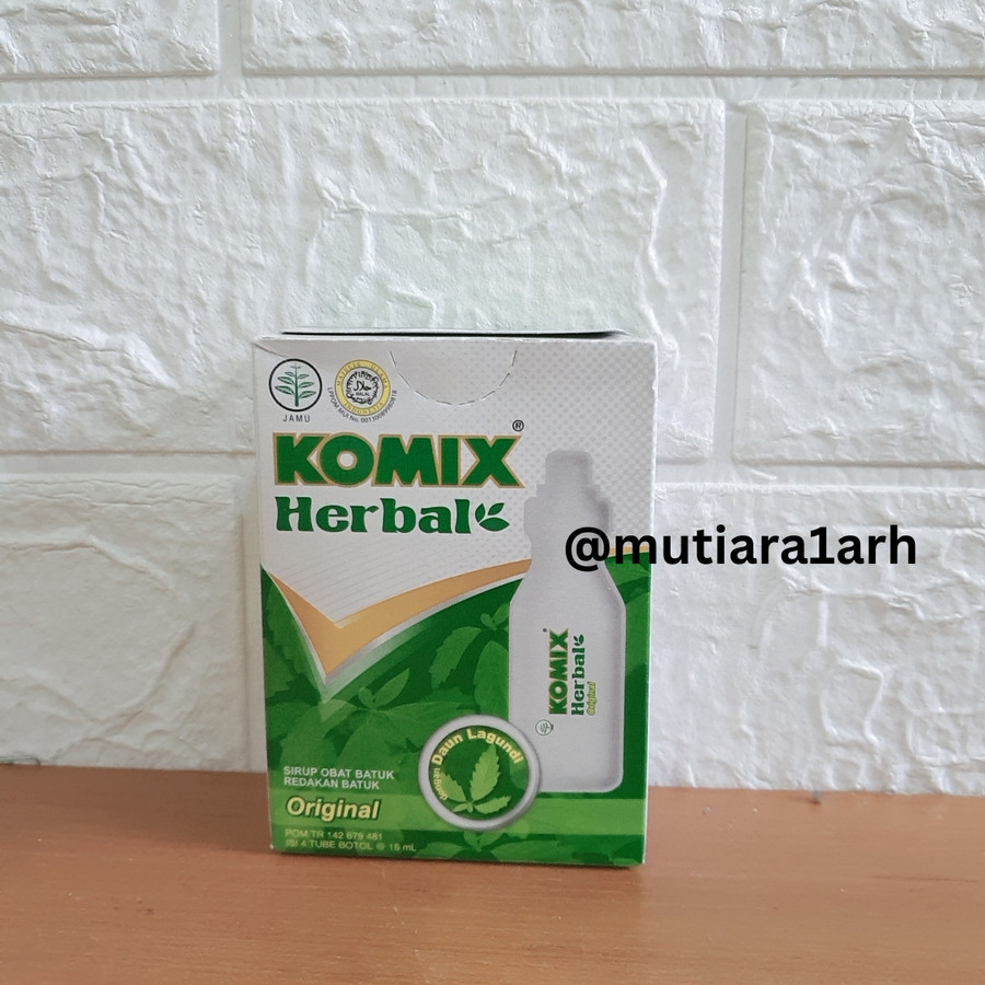 KOMIX HERBAL ORIGINAL 15 ML BOX ISI 4 TUBE X 15 ML