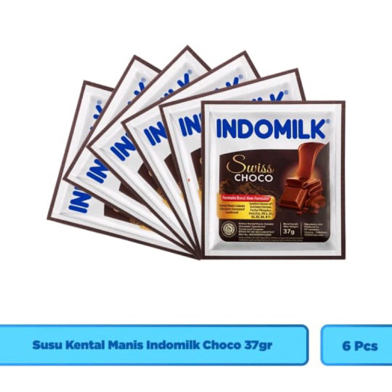 

[INDOMILK] Susu Kental Manis Choco 6 x 37gr