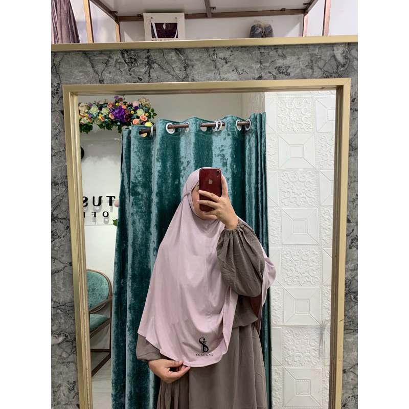 Bergo Sedjuk Kaos | Jilbab Instan Kaos - Tuscany