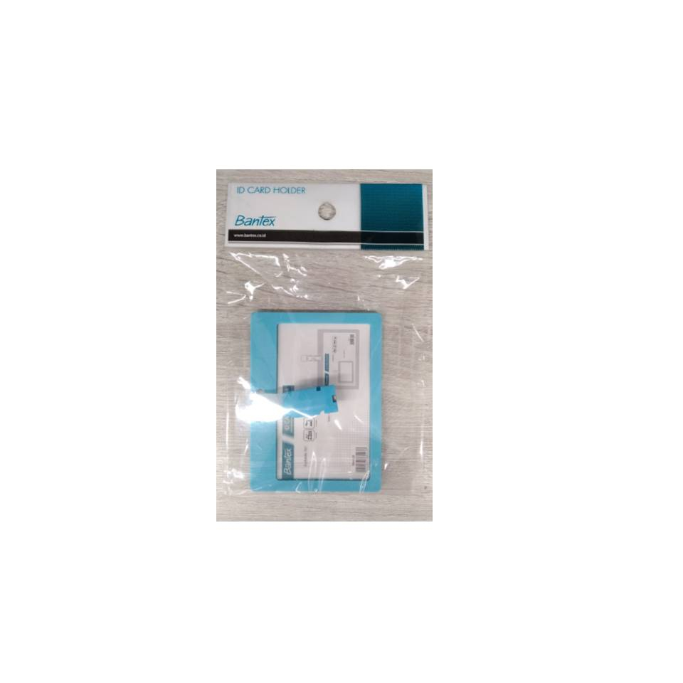 

Bantex ID Card landscape+clip skyblue