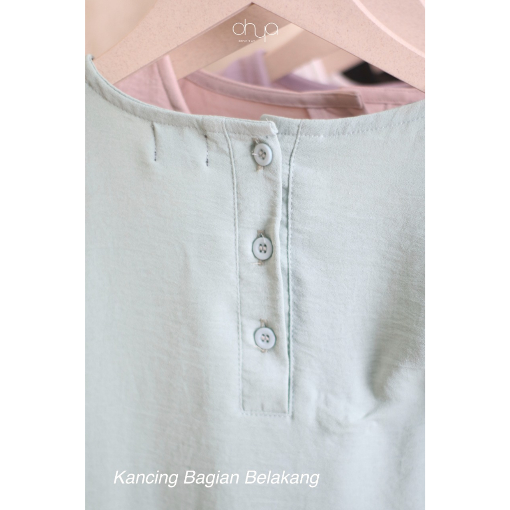 OHYA Kemeja Wanita Korean Look's Azure Bloose