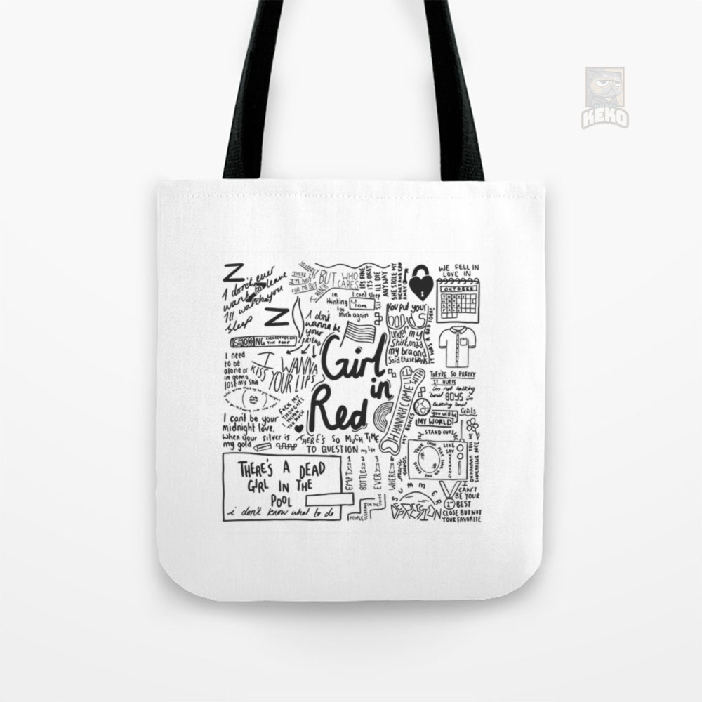 Tote Bag Kanvas Girl in Red
