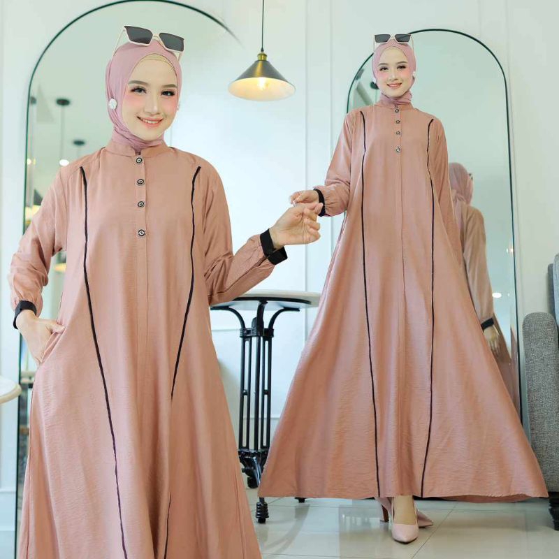 GAMIS  LINEN PREMIUM - GAMIS MEWAH SULTAN - GAMIS VIRAL 2024 - GAMIS KEKINIAN