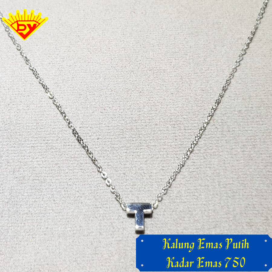 Kalung Emas Putih 376 Kadar Emas 750