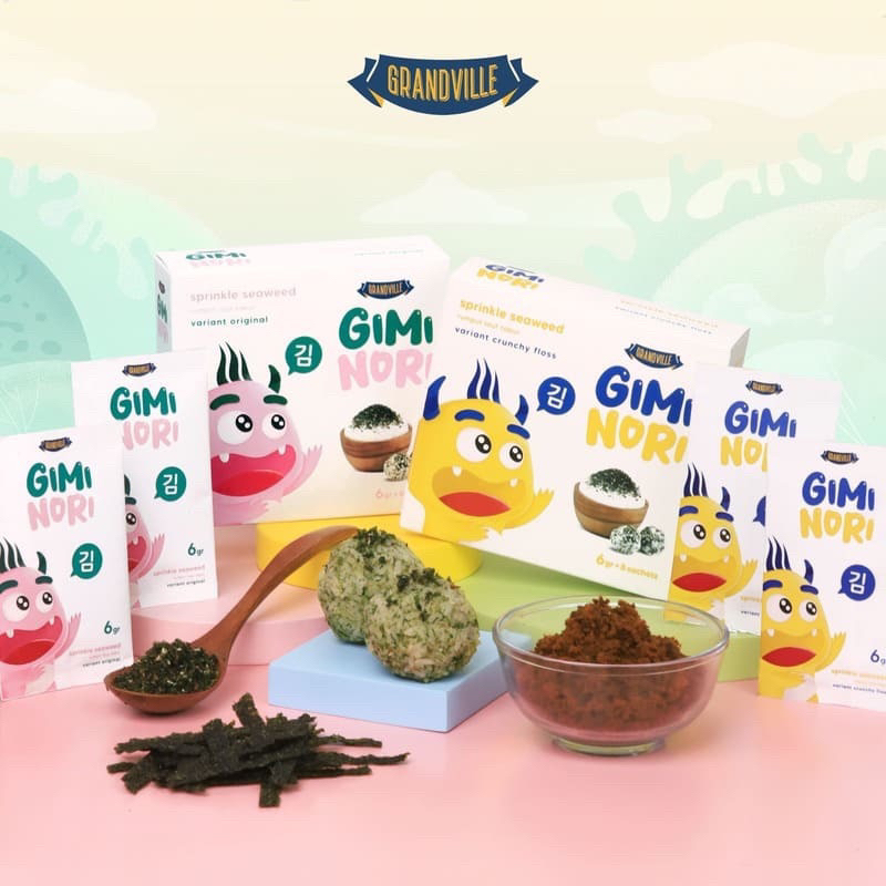 

Grandville Giminori Rumput laut Varian Original dan Crunchy Floss