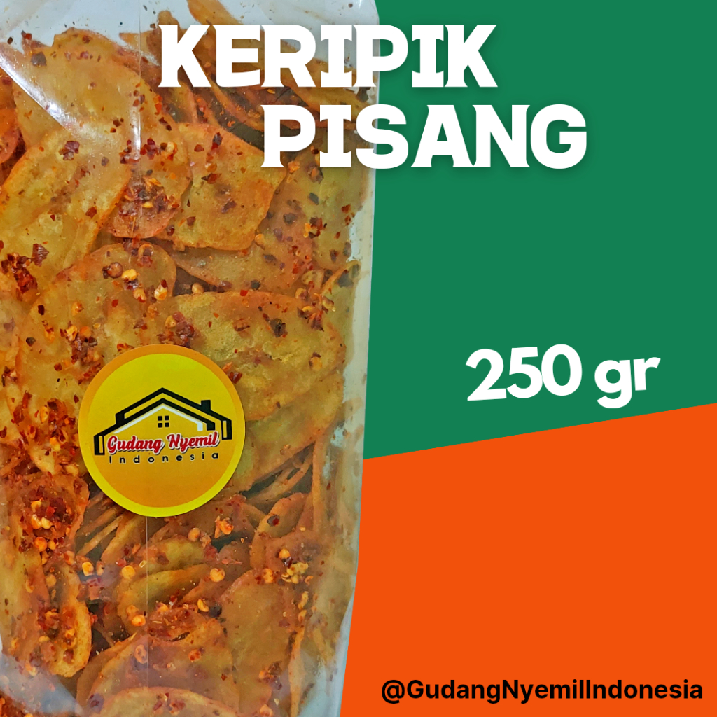 

Keripik Pisang Extra Pedas 250 gr