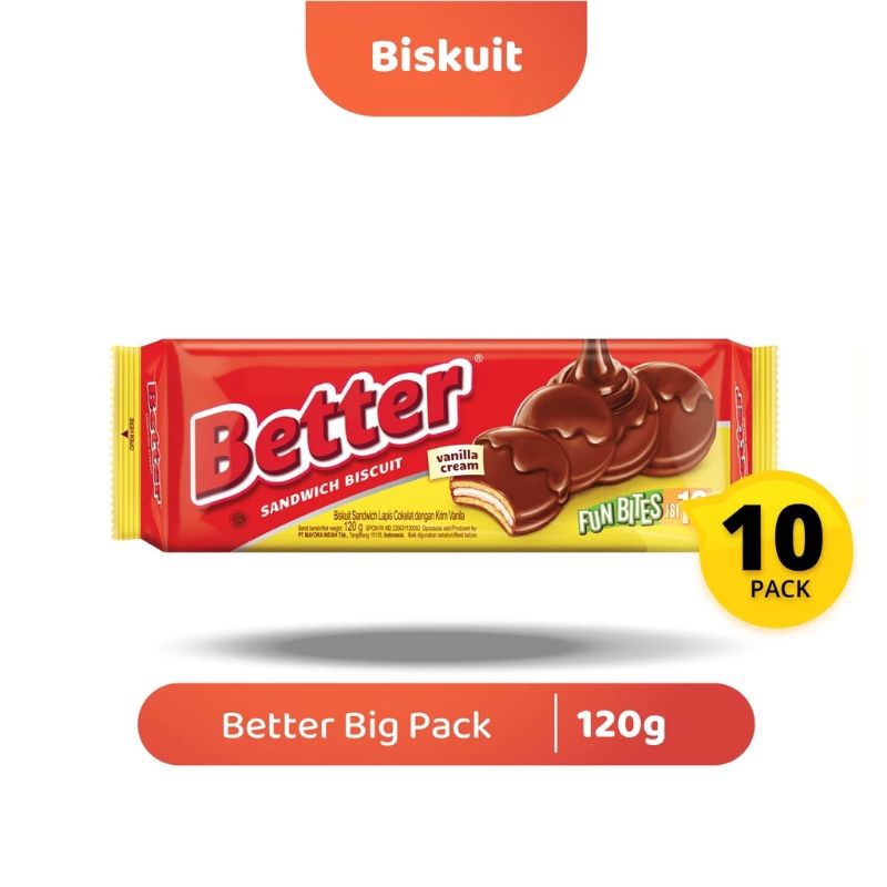 

BETTER SANDWICH BISKUIT FUN BITES ISI 10