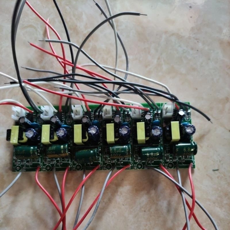 diy lampu led kit driver mesin lampu led magic/emergency 12 watt