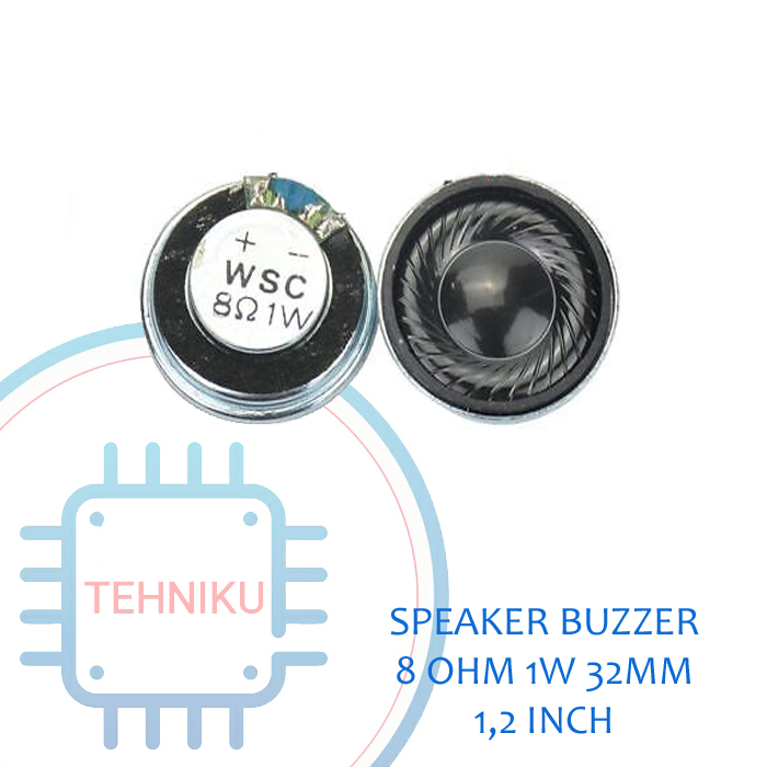 Miniature Audio Buzzer speaker 8 ohm 1w 32mm speaker headset bando speaker game retro speaker mp3 DI