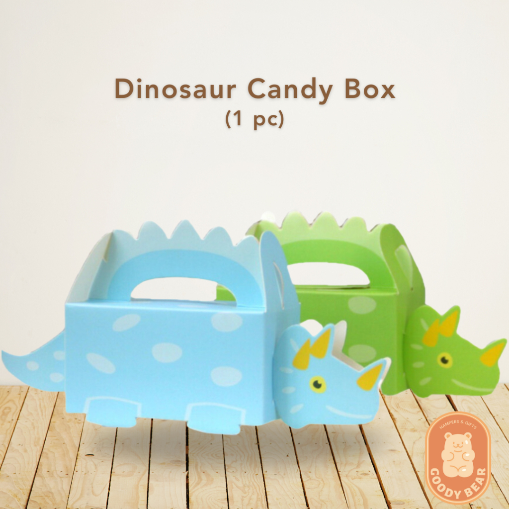

Dinosaur Candy Box - Kotak permen 1 PC / birthday box / bingkisan ulang tahun anak tema dinosaurus / Goody bag