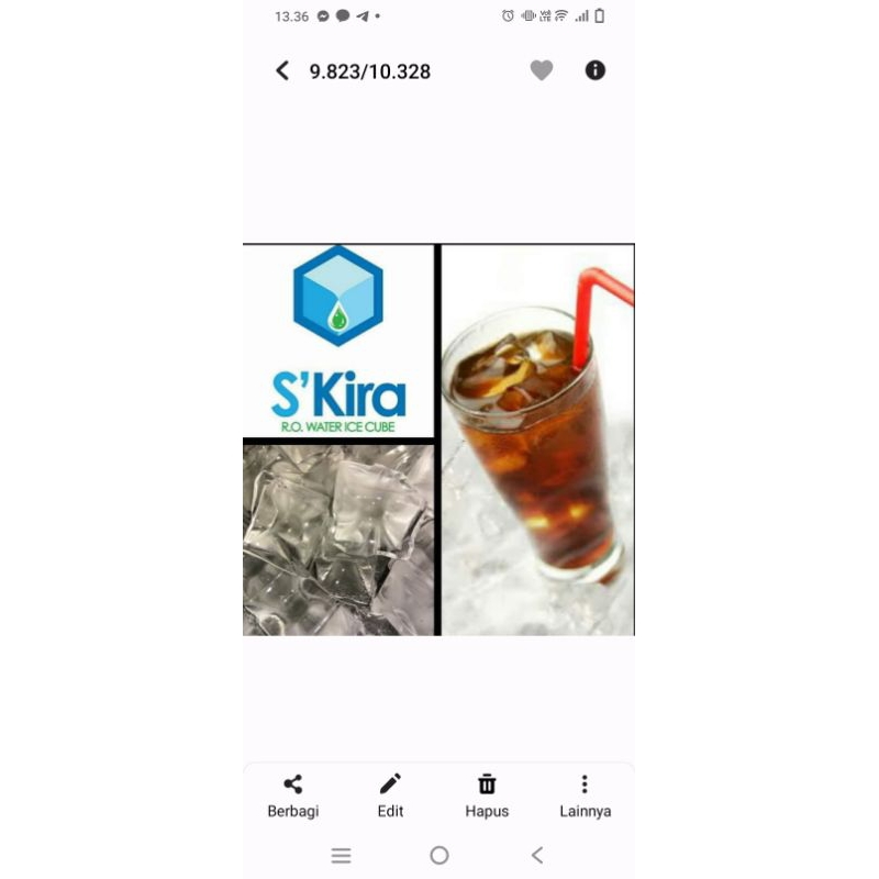 

ES KRISTAL JATIASIH KEMASAN RUMAHAN