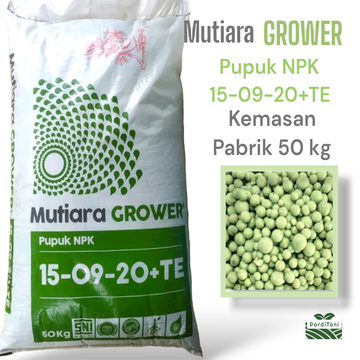 Pupuk NPK Meroke Mutiara Grower Original Kemasan Pabrik 50 kg