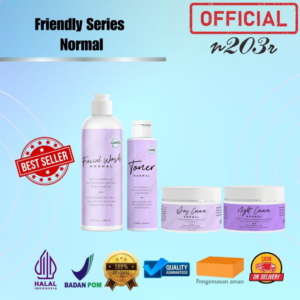 Paket Skincare Remaja N203R Friendly Series Normal
