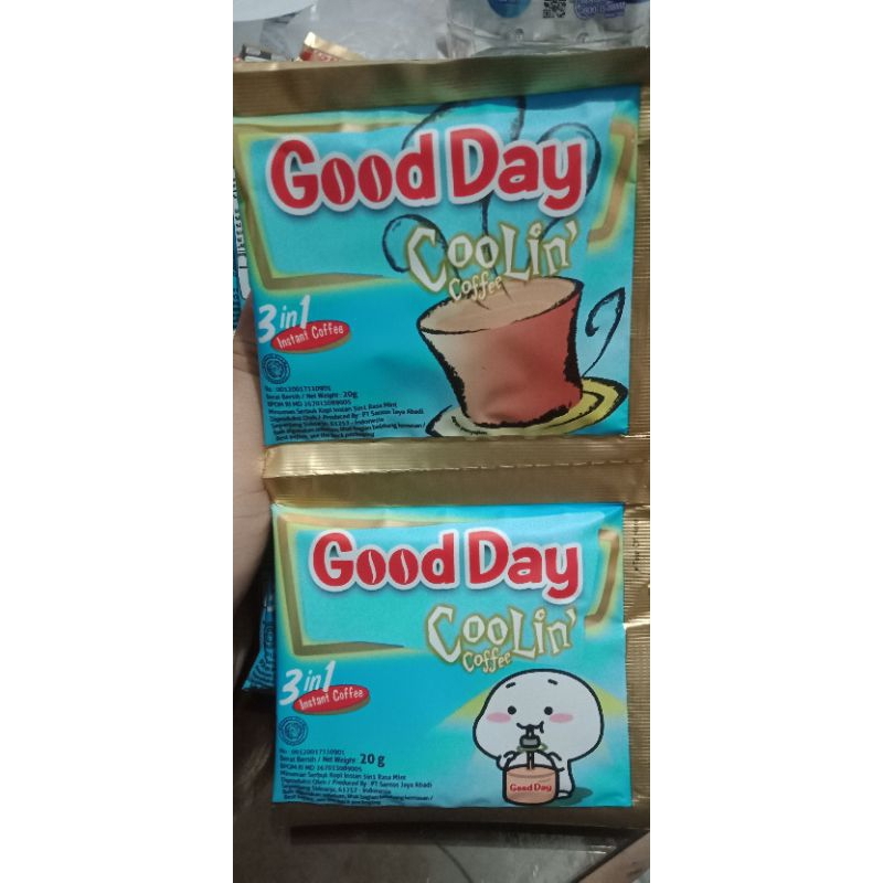 

Good Day Coolin Coffee 1 Renteng isi 10 sachet