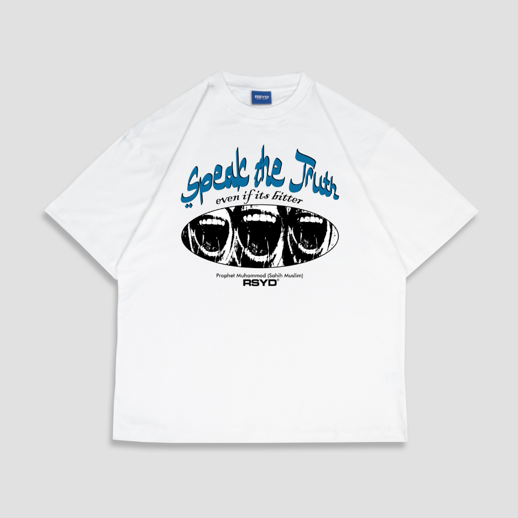 RSYD Speak - White Oversize / Kaos Dakwah