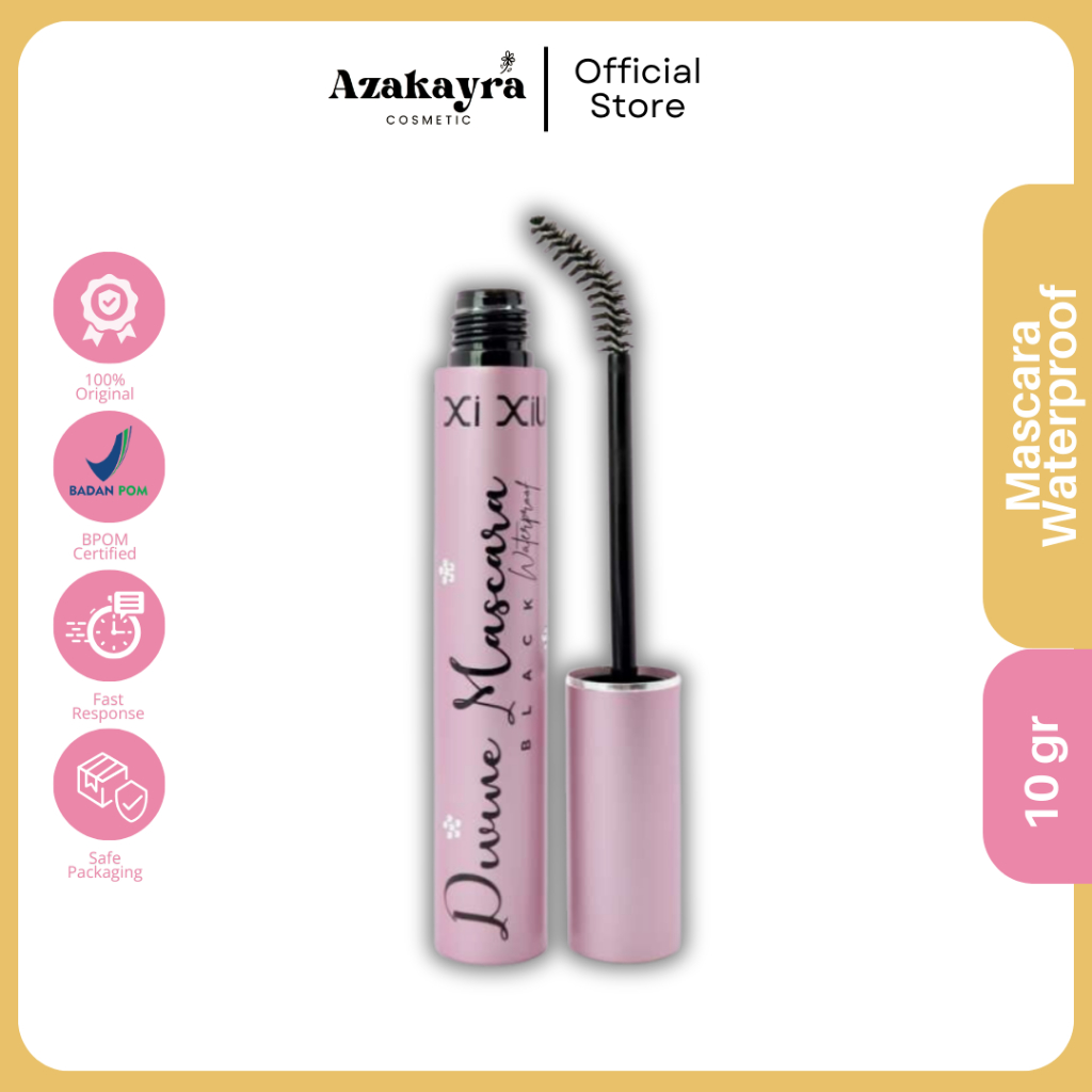 Azakayra Cosmetic - Xi XiU Divine Mascara Black Waterproof