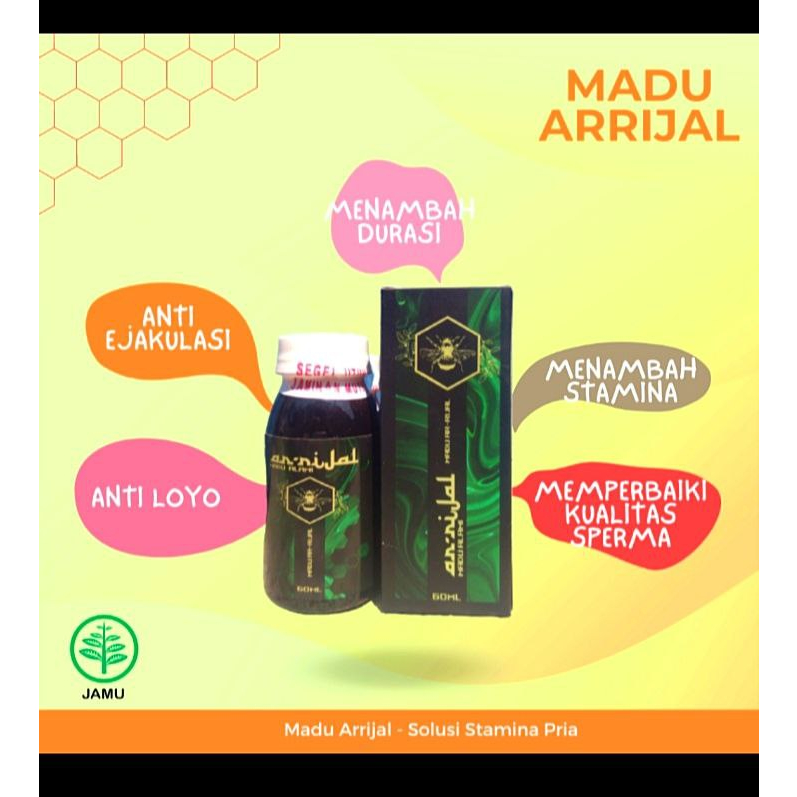 Madu Arrijal - Herbal untuk Stamina Pria|Lalunashop86