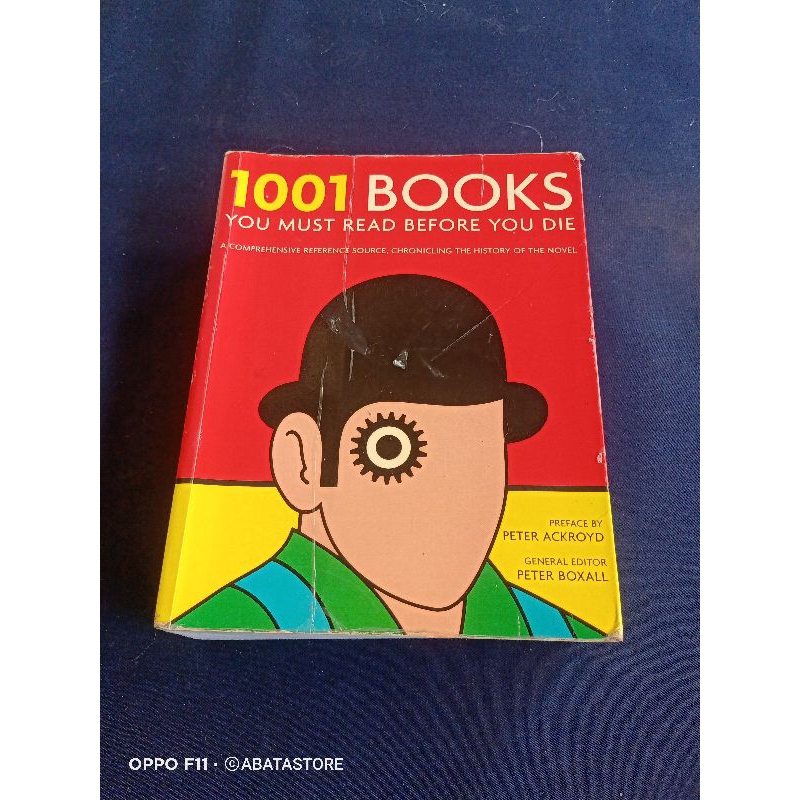 BUKU 1001 BOOKS YOU MUST READ BEFORE YOU DIE PETER BOXALL