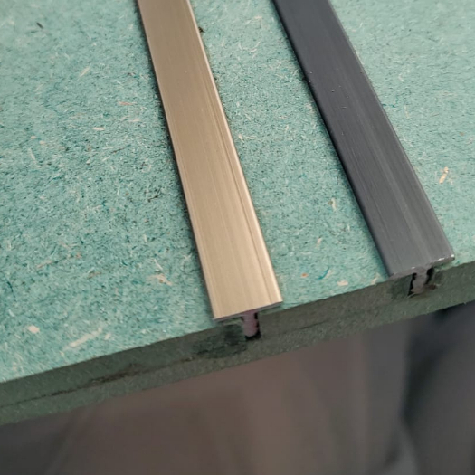 NEW FIT ALUMINIUM PROFILE ALUMINIUM LIST EDGING PLAT LIST T 15MM LIST T 15 MM