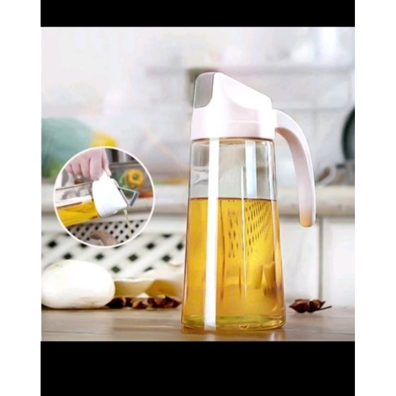 BOTOL MINYAK OIL POT KACA / BOTOL KACA MINYAK GORENG 630 mL