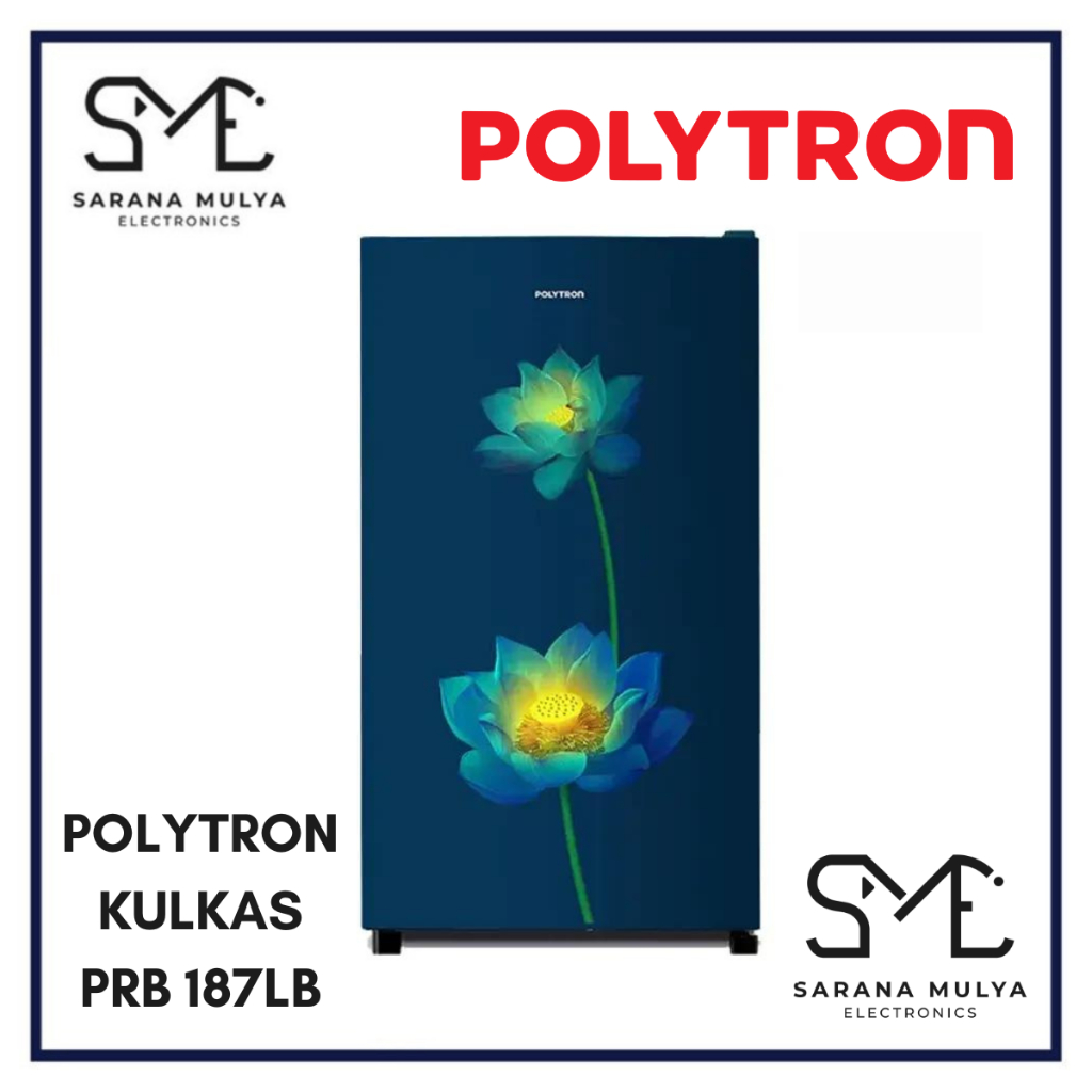 POLYTRON KULKAS 1 PINTU PRB 187LB - LEMARI ES 1 PINTU 182L