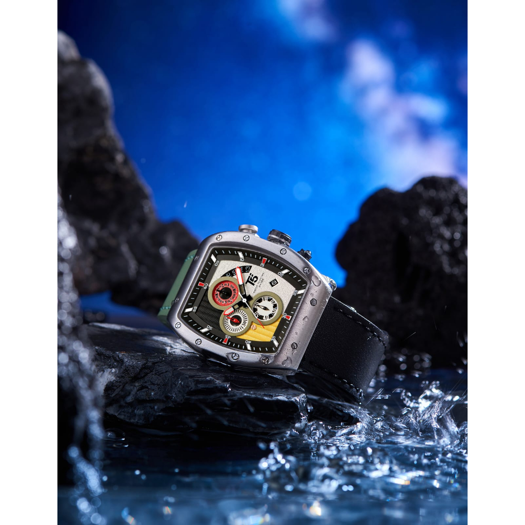 Jam Tangan Pria T5 H3877G / T5 H 3877 G Original || Jam Tangan Pria Tali Kulit