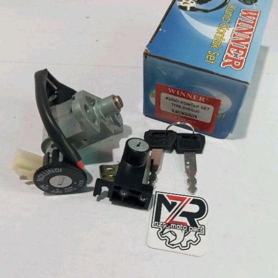 KUNCI KONTAK SET KUNCI JOK/SADEL SUZUKI SHOGUN R 110 LAMA KEBO WINNER