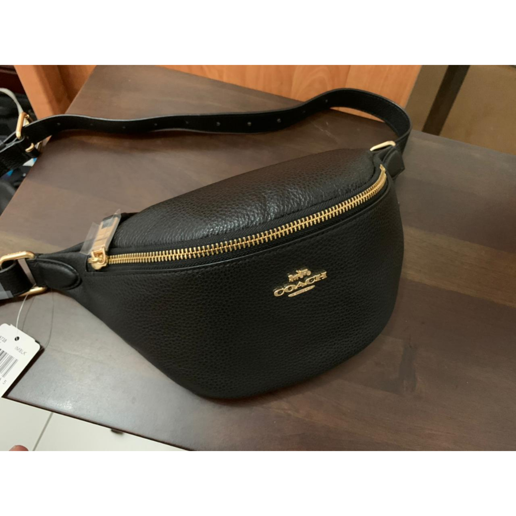 Preloved Coach Pebbled Leather Belt Bag (100% ORI) Las Vegas Outlet