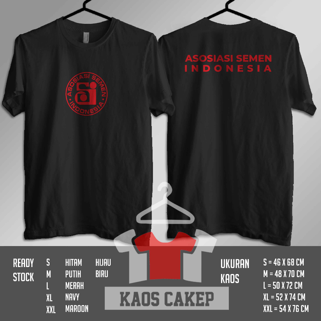 Kaos Baju ASI Asosiasi Semen Indonesia Kaos Perusahaan
