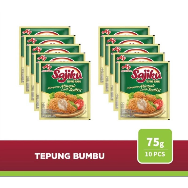 

Sajiku Tepung Bumbu Menyerap Minyak Lebih Sedikit 75g