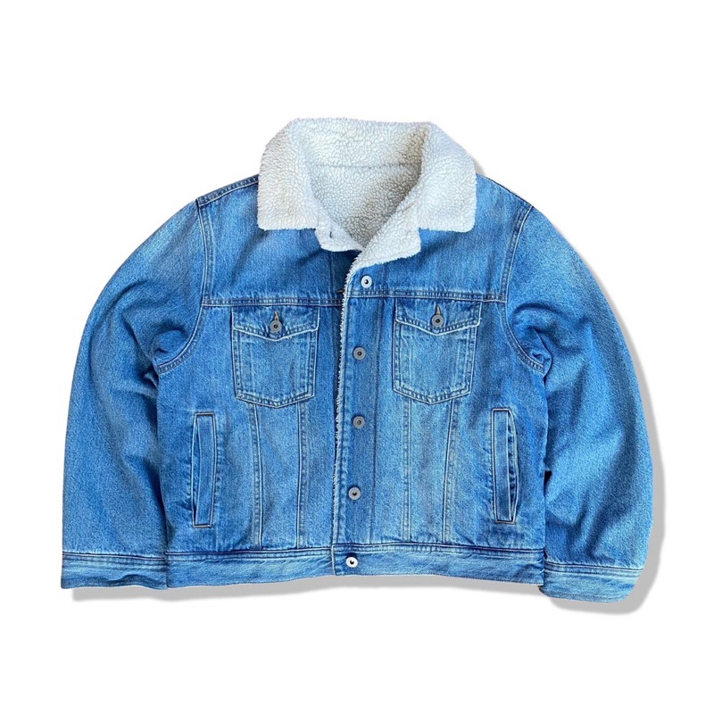 GU Denim Sherpa