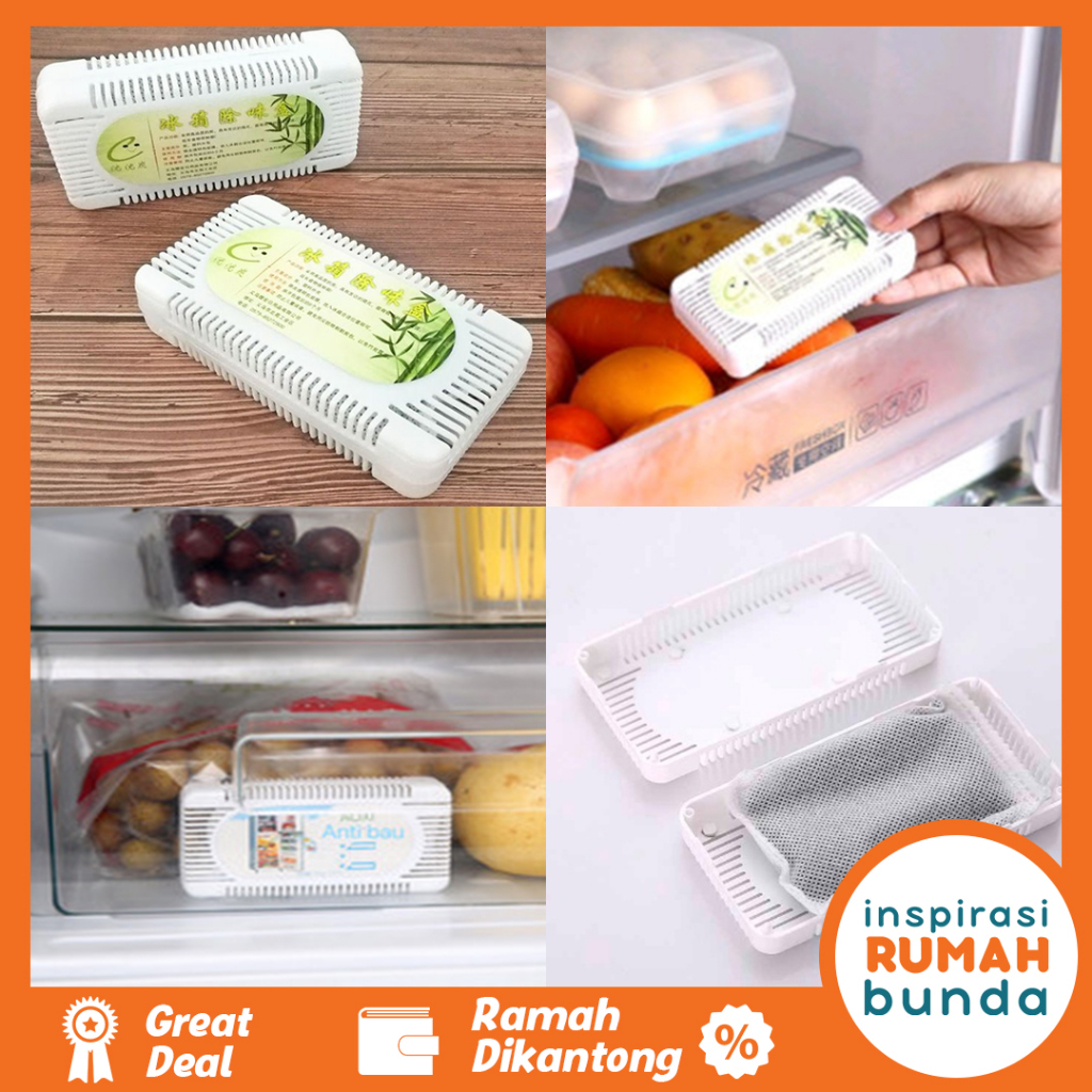 Penghilang Bau Kulkas Deodorizer Kulkas Anti Bau Lemari Es 50 Gram Anti Bau Kamper Kulkas Odor Elimi