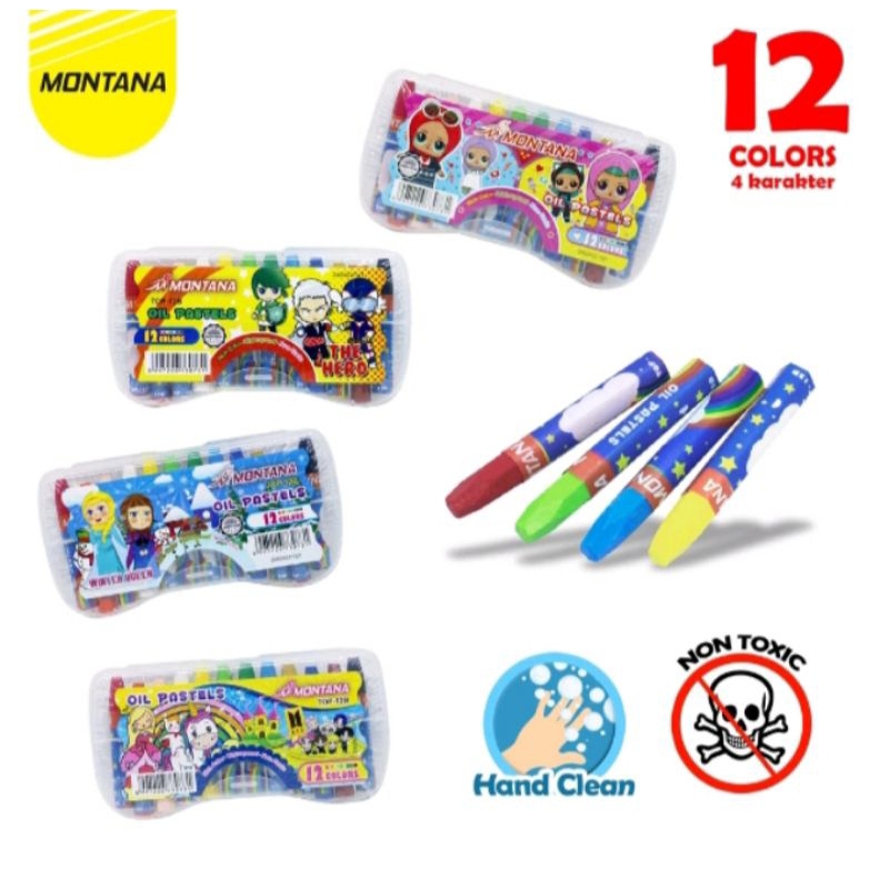 

CRAYON Minyak MONTANA Top-12 B