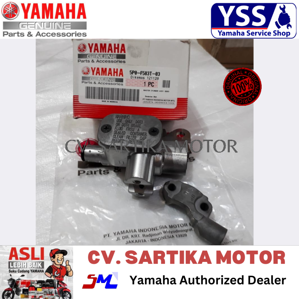 Master cylinder assy master rem atas Mio M3 Vega Zr Xeon 5P0-F583T-03