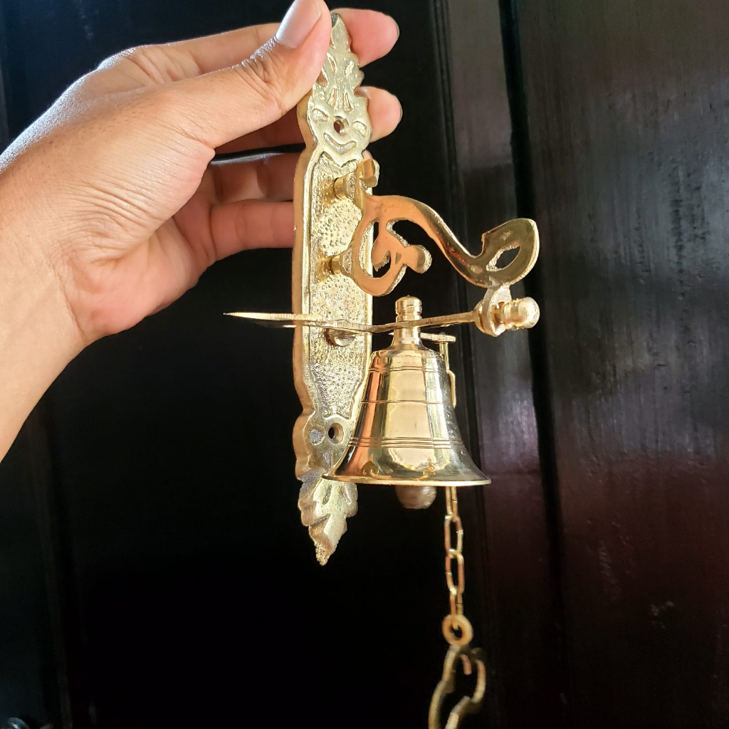 bel rumah tanpa baterai Tarik bahan Besi Bel Classic Bel rumah lonceng Bel Lonceng