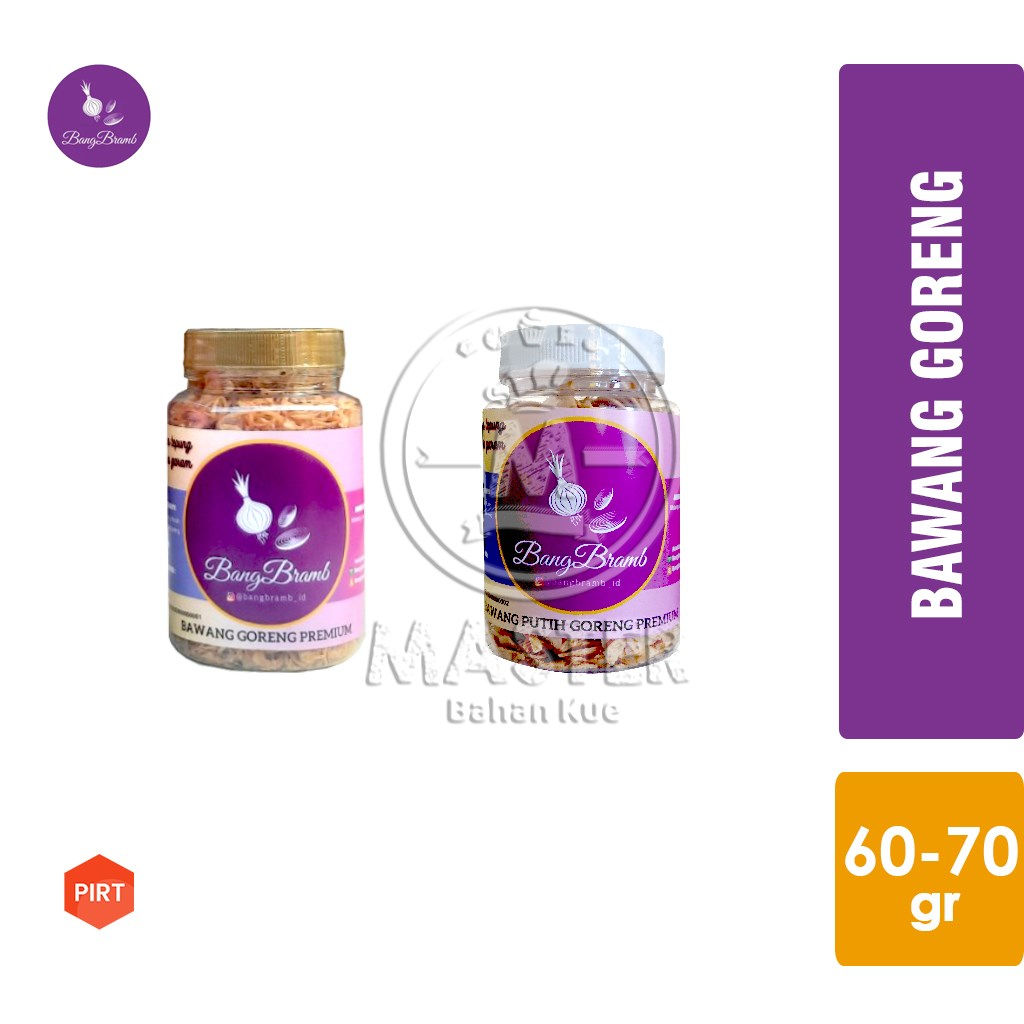 

Bawang Goreng Premium BangBramb /Bawang Merah/Putih Goreng [Botol Kecil]