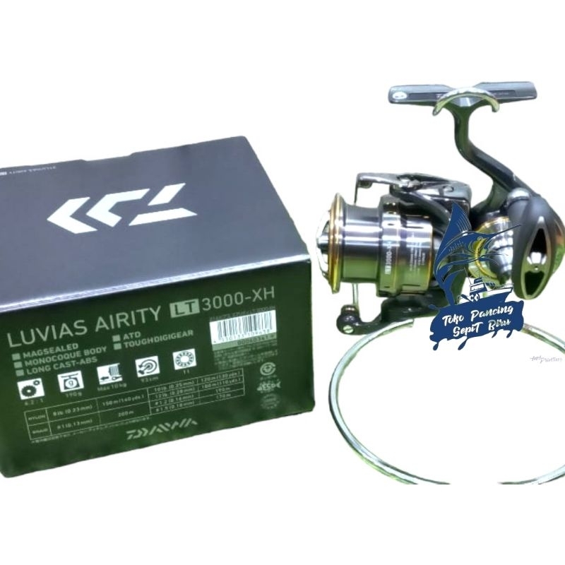 REEL DAIWA LUVIAS AIRITY LT 3000XH NEW 2021 JAPAN | REEL SPINNING | REEL PANCING | ALAT PANCING | GU