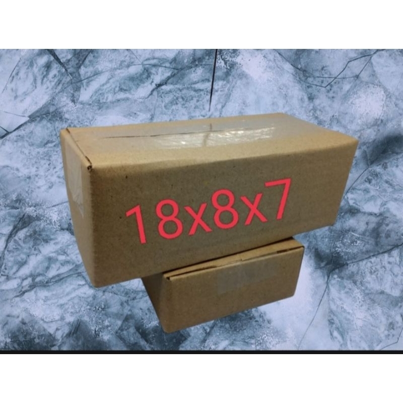 

kardus packing UK 18x8x7 kardus kecil kardus polos