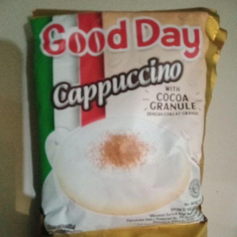 

good day cappucino coklat granule 1 Renteng isi 10 sachet